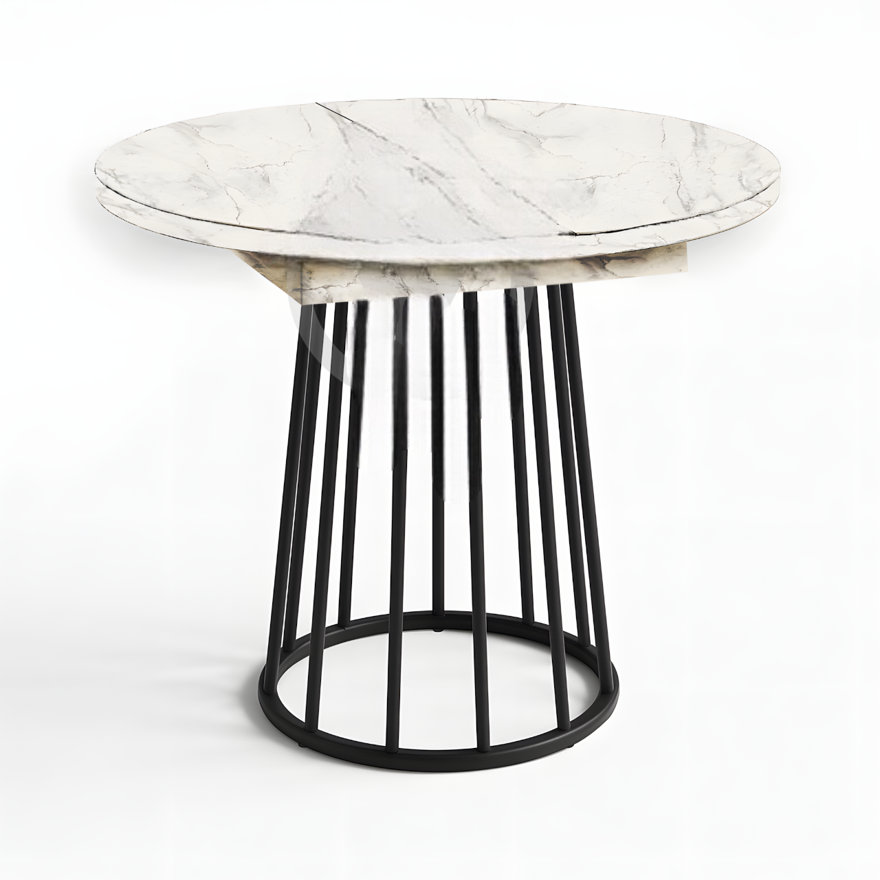 Стол кухонный раскладной MebliRoMax RoMax Elegant Slide 90x75 см/130x75см Loft Мрамор Кристалл/Черный (elegant-90x75-mramor_black) - фото 1 Стол кухонный раскладной MebliRoMax RoMax Elegant Slide 90x75 см/130x75см Loft Мрамор Кристалл/Черный (elegant-90x75-mramor_black) - фото 1