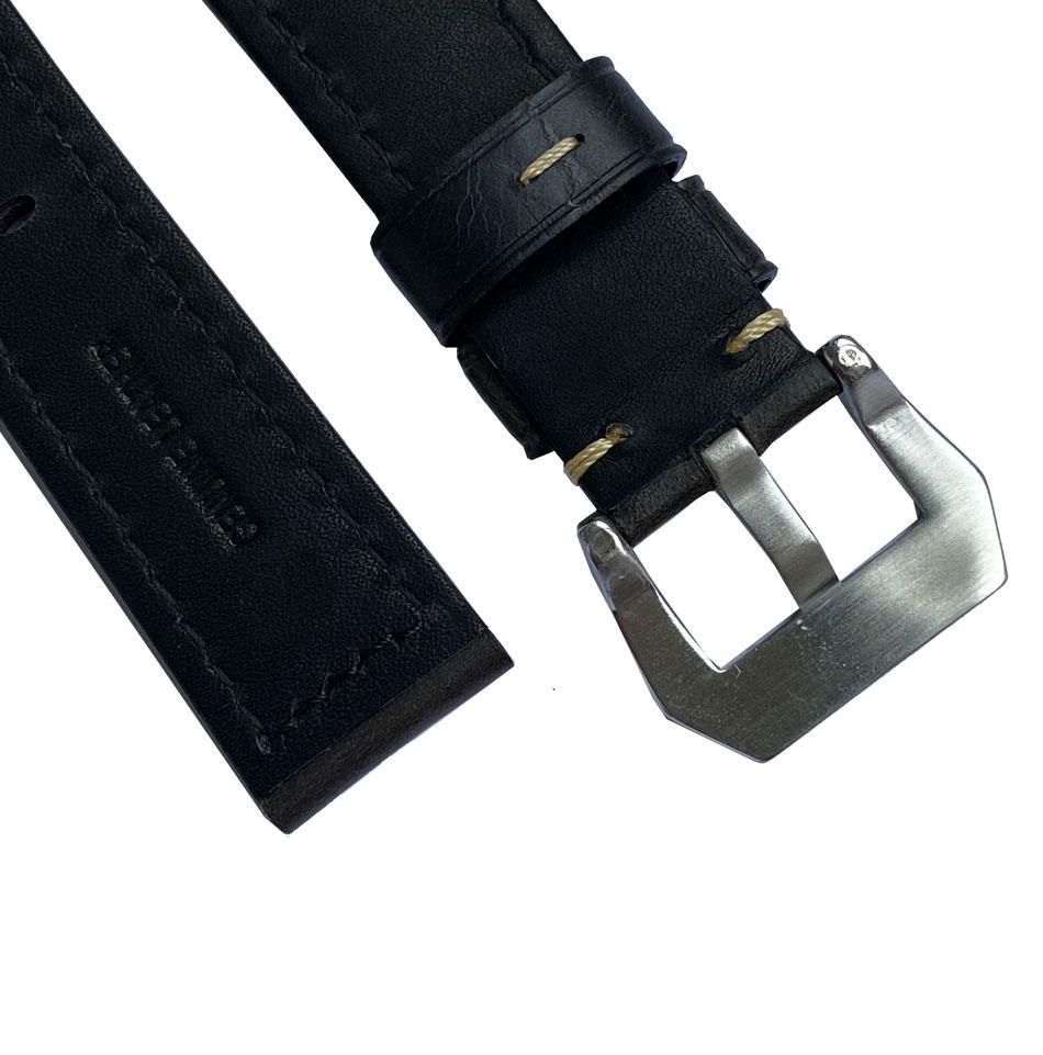 Кожаный ремешок Primolux F001 Steel buckle для часов Samsung Galaxy Watch 3 41 мм SM-R850 Black (1246551478) - фото 4 Кожаный ремешок Primolux F001 Steel buckle для часов Samsung Galaxy Watch 3 41 мм SM-R850 Black (1246551478) - фото 4