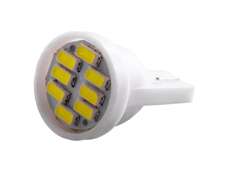 Автомобильная лампа светодиодная LEDUA T10-1206-8 SMD 12V Белый (119)