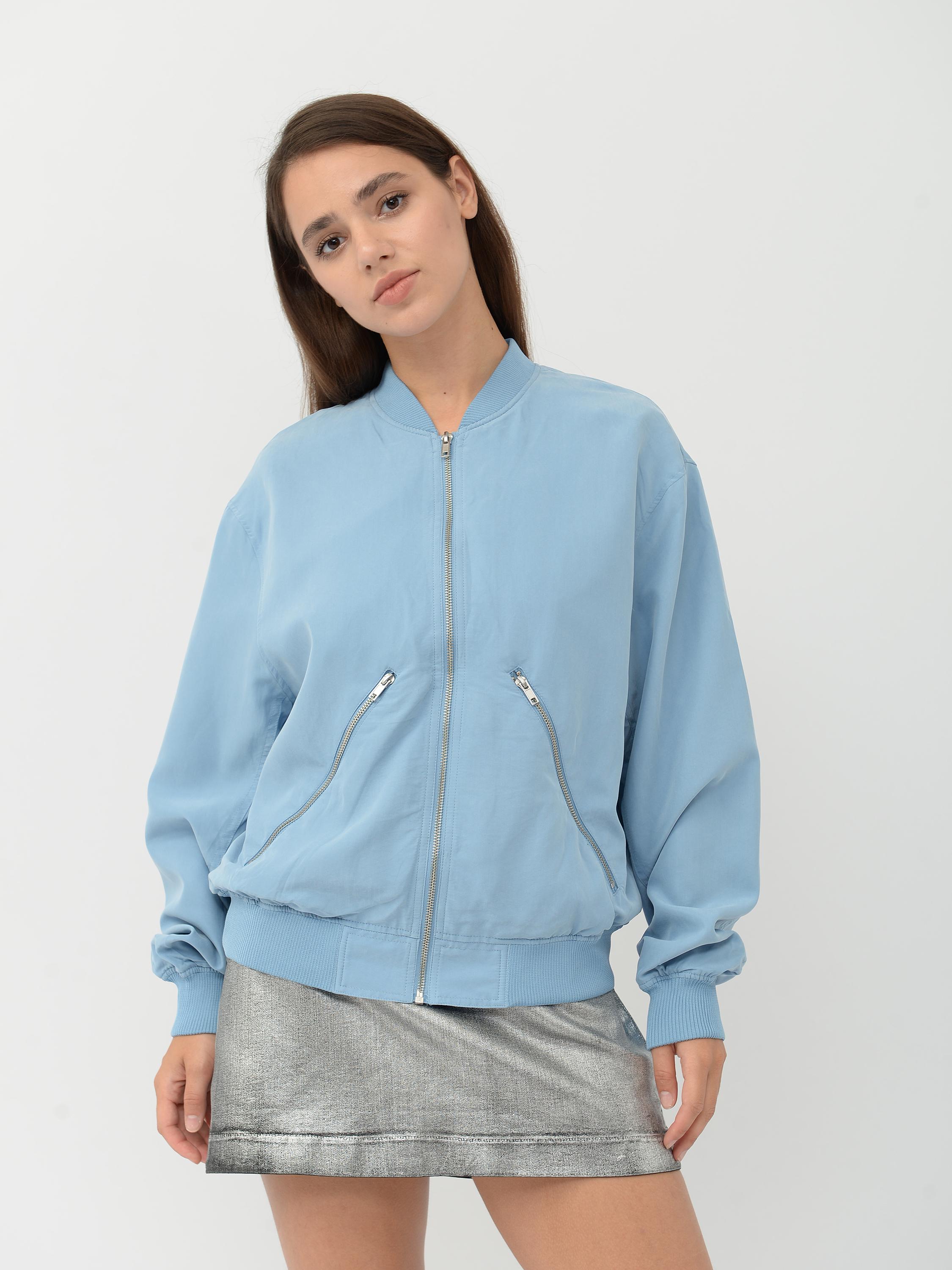Бомбер Weekday S Голубой (3724365)