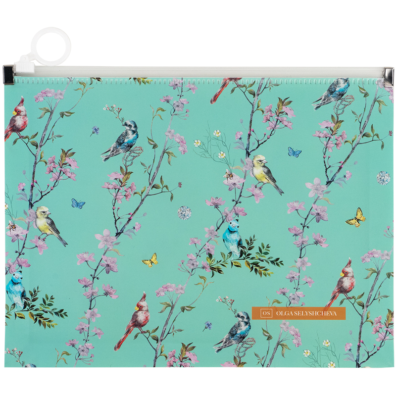 Папка на молнии Axent zip-lock А5 OS Spring (1498-33-A)