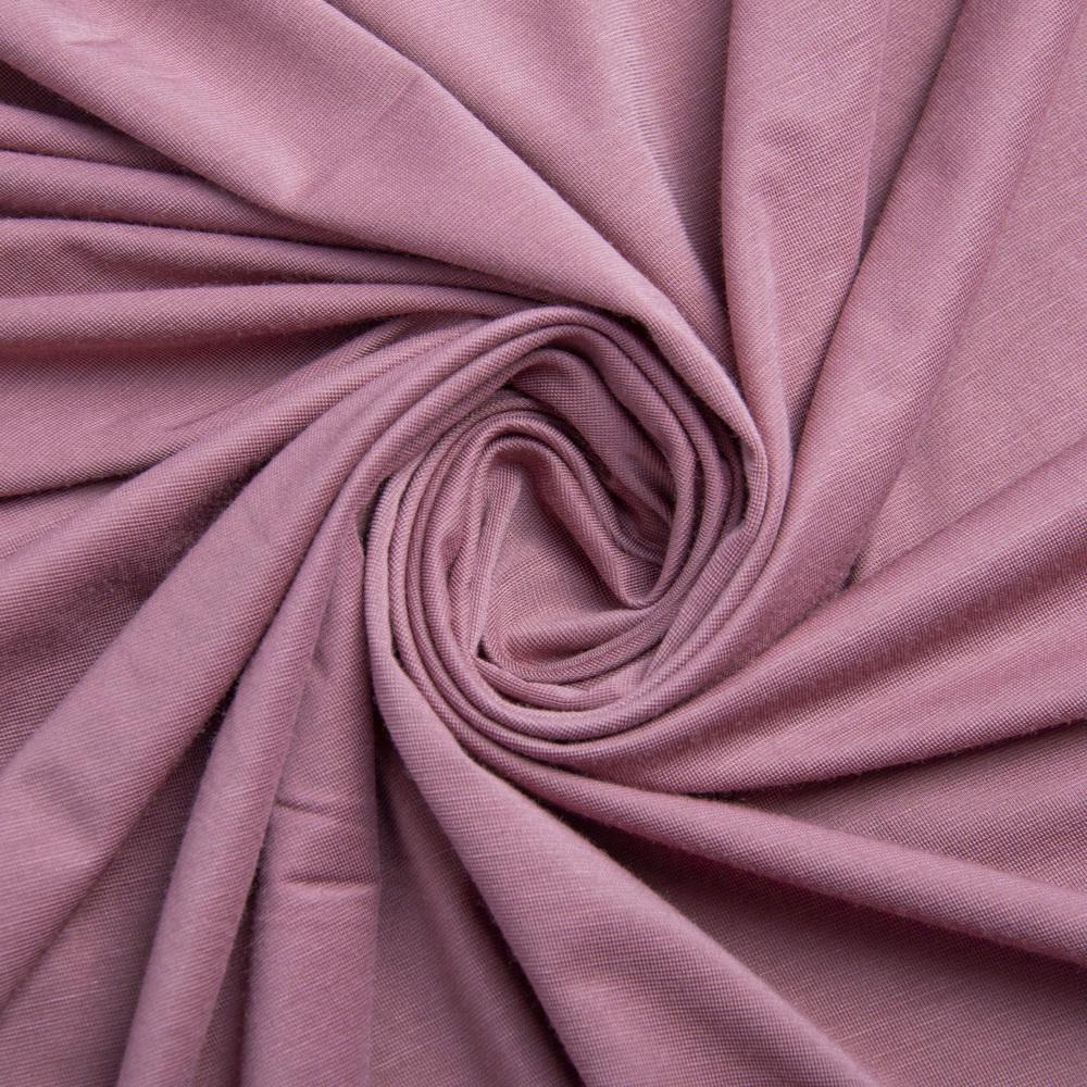 Ткань трикотаж вискоза California темний фрез