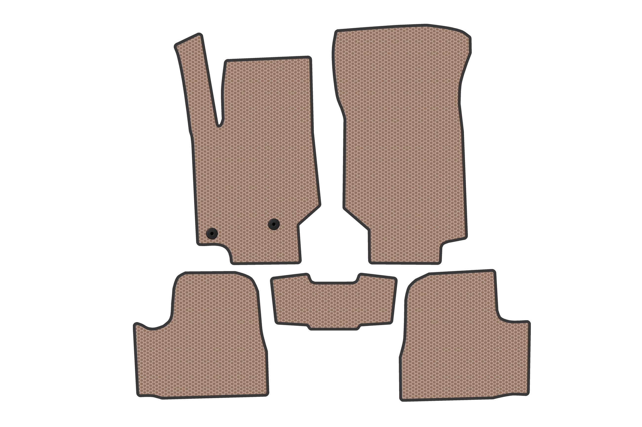 Коврики резиновые Digital Designs Carsuit для Peugeot 208 2019- г. бензин Бежевый (185536)