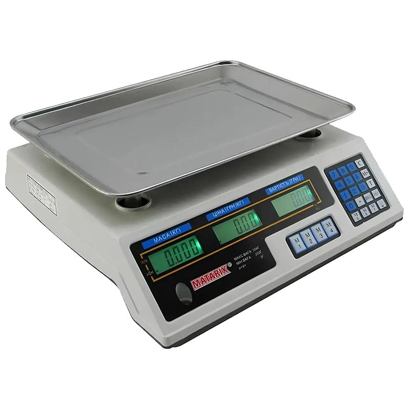 Ваги торговельні Matarix MX-410A електронні 50 кг (tf7269) Ваги торговельні Matarix MX-410A електронні 50 кг (tf7269)