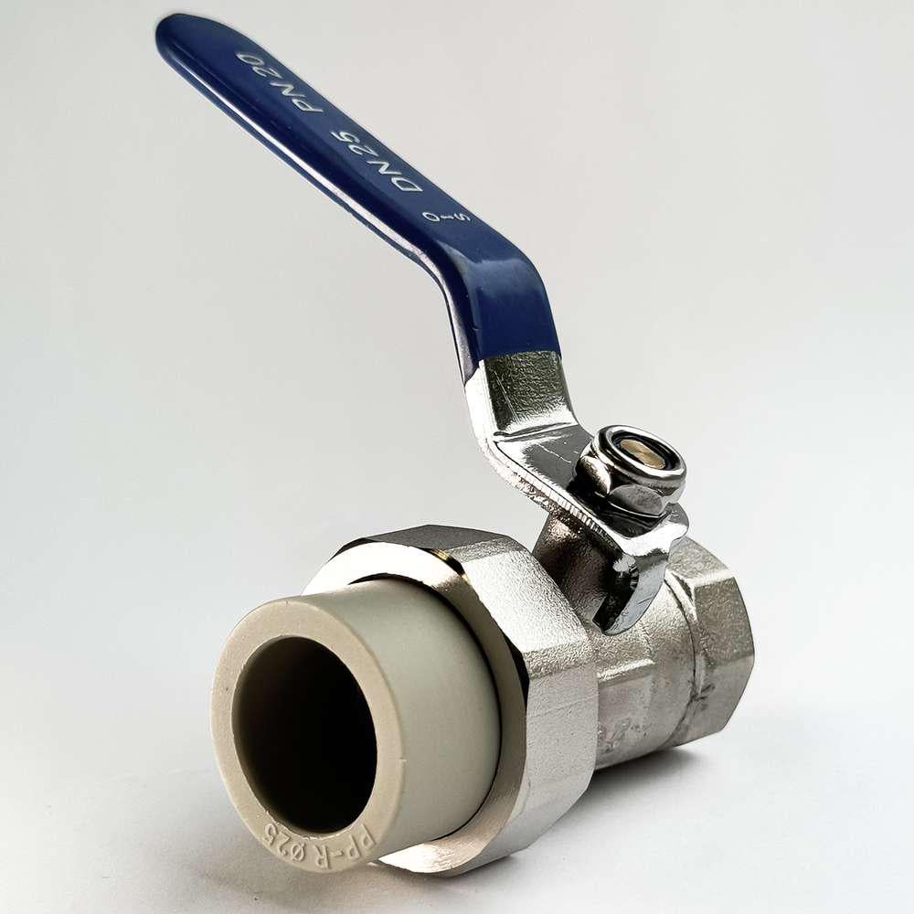 Кран SANTAN шаровой с внутренней резьбой 25х3/4" PP-R (29920329)