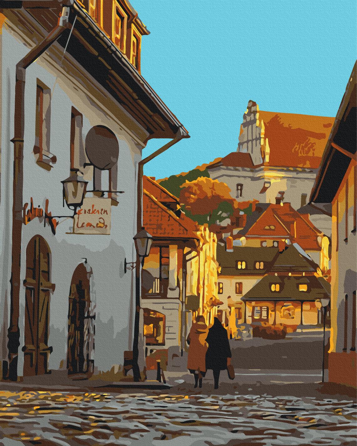 Картина за номерами Brushme Premium Вулиця старого міста 40x50 см (PBS54548) Картина за номерами Brushme Premium Вулиця старого міста 40x50 см (PBS54548)