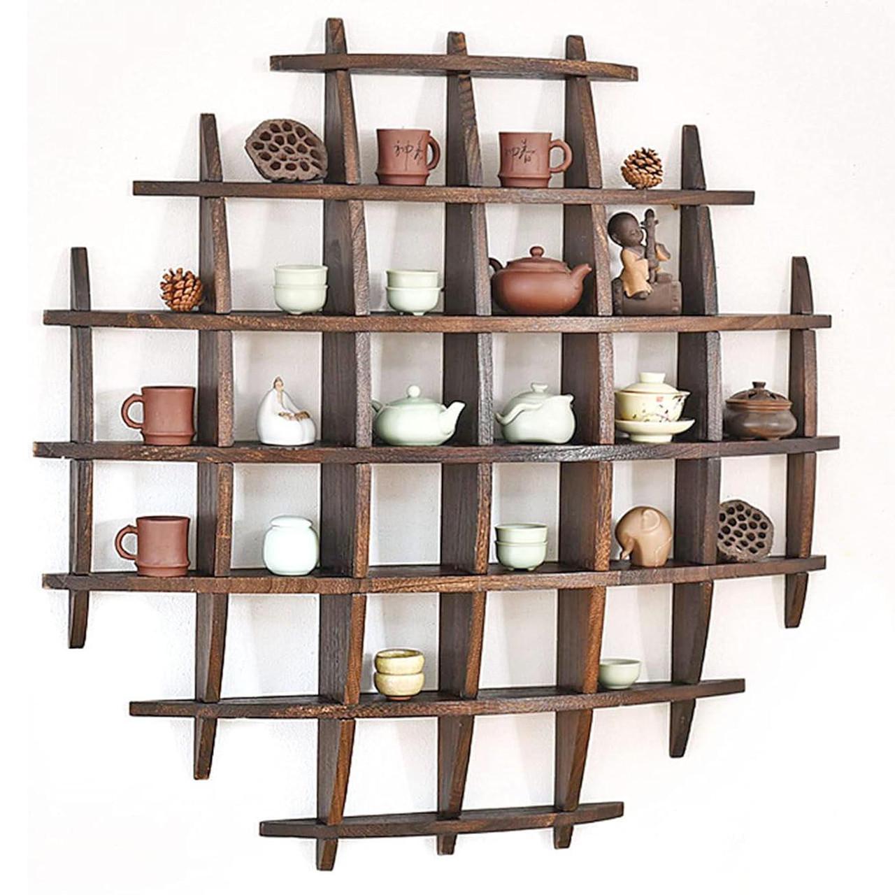 Полка для кружек из дерева Кармира Капучино (СДК-006509)