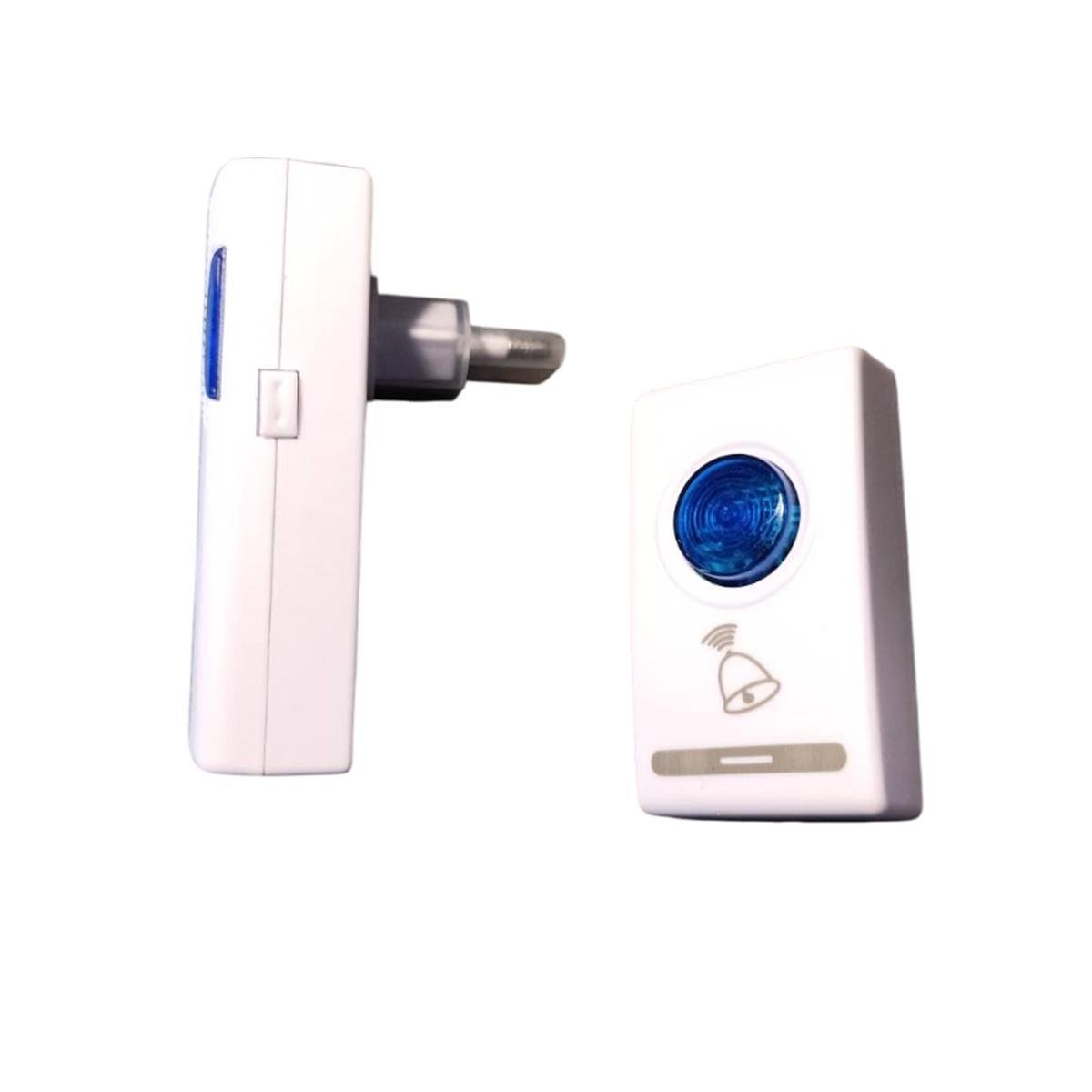 Звонок дверной беспроводной KAMSANG DOORBELL WL-646 32 мелодии приемник в розетку 220V White/Blue (200282) - фото 6 Звонок дверной беспроводной KAMSANG DOORBELL WL-646 32 мелодии приемник в розетку 220V White/Blue (200282) - фото 6