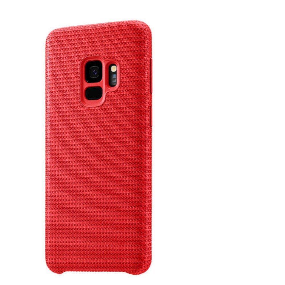 Фирменный противоударный чехол для Samsung Galaxy S9 Hyperknit Cover Red - фото 5