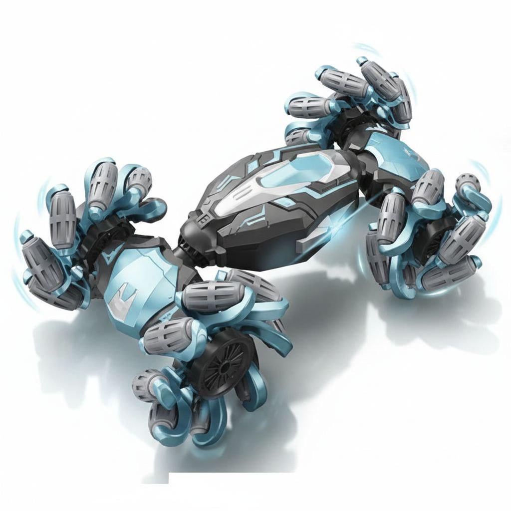 Радиоуправляемая машина YJ 096-1 A-02 Трансформер 1:16 управление жестами ролики 3,7V Синий (30775362)