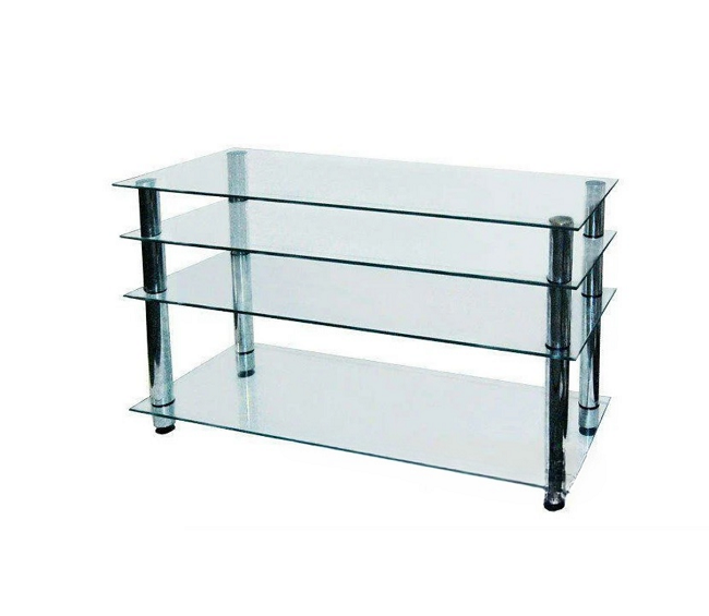 Тумба скляна для TV "Куршевель" БЦ 400x1000x720 мм/скло 8\6\6\6 мм