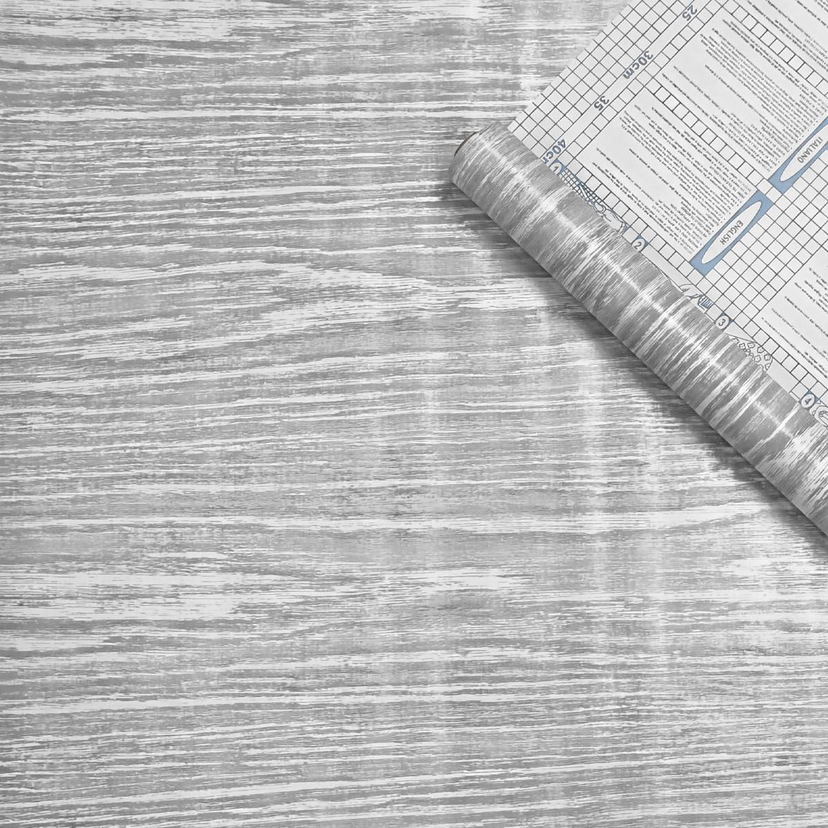 Пленка ПВХ самоклеющаяся Sticker Wall Серое дерево 0,9х10 м (R-36058-90)