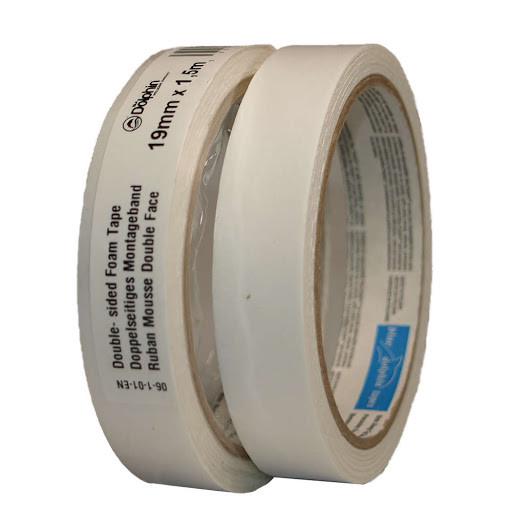 Скотч двусторонний Dolphin вспененный 19 мм 1,5 м 1 шт. (21039)