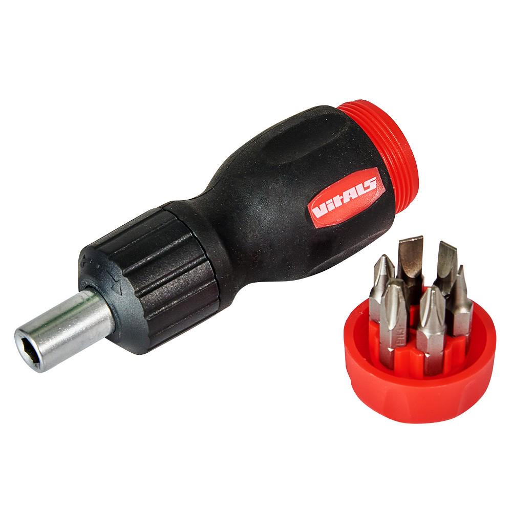 Отвертка с трещоткой Vitals Master 7 бит (179542) - фото 4 Отвертка с трещоткой Vitals Master 7 бит (179542) - фото 4