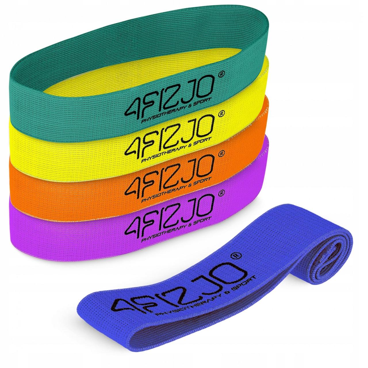 Набір резинок для фітнесу із тканини 4fizjo Flex Band 5 шт. 1-29 кг (P-5907739311689)