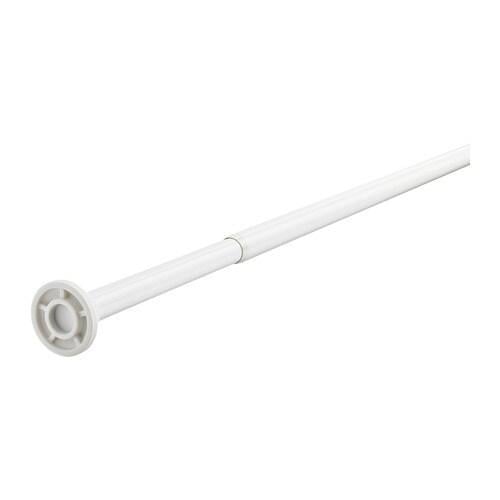 Карниз для шторы в ванну R-plastic с кольцами 120-220 см Белый (e14ddd72)