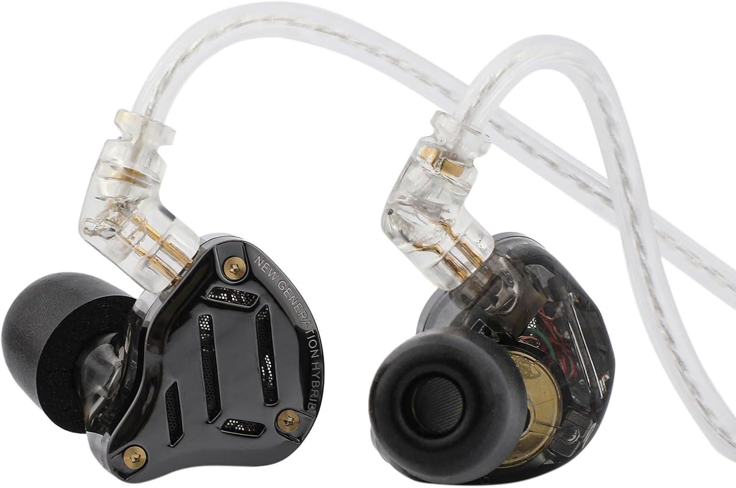 Наушники гибридные внутриканальные Linsoul KZ ZS10 PRO 2 10 мм Черный (12/1125)