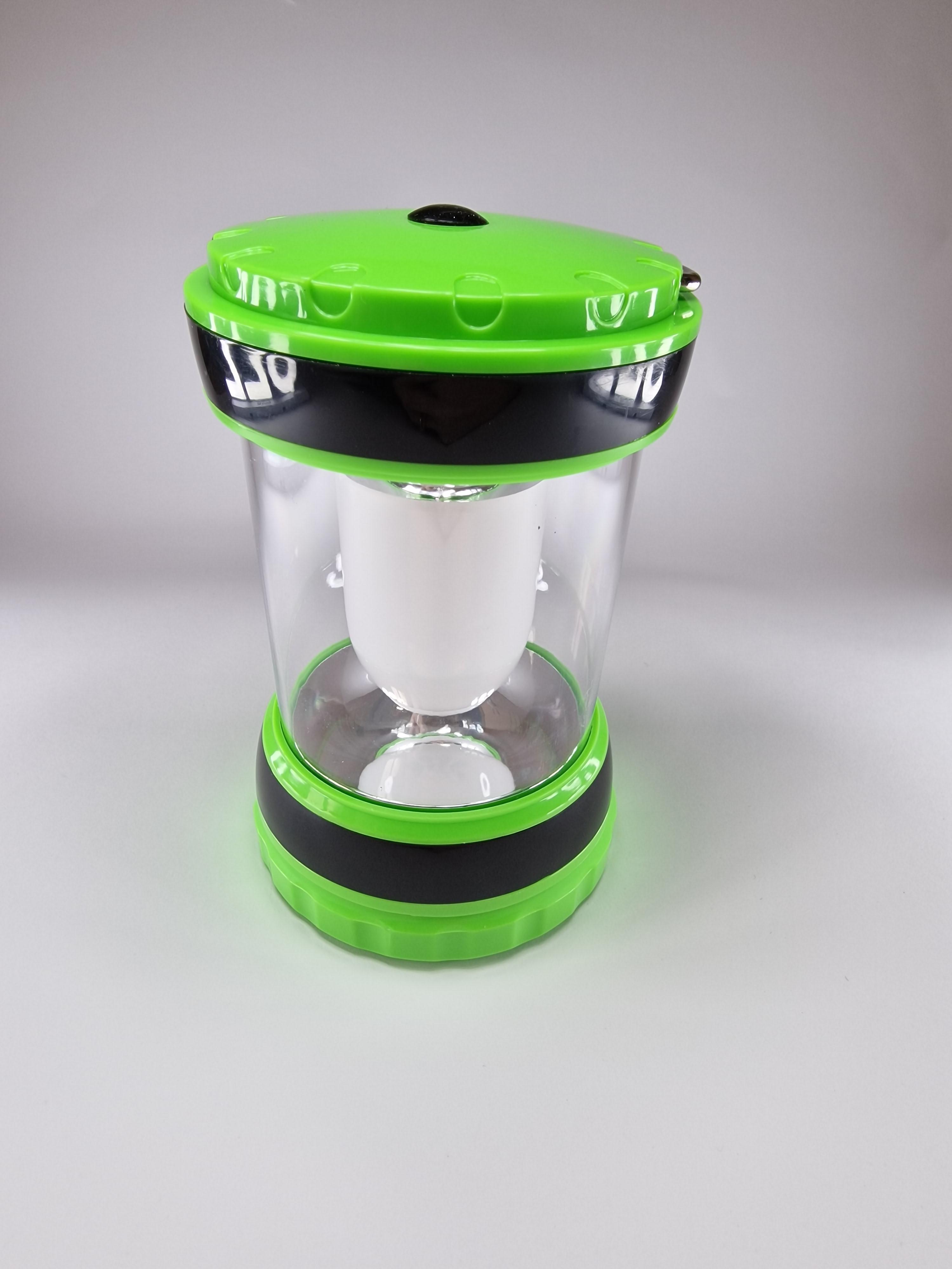 Фонарь-лампа кемпинговый KT-606 на батарейках Зеленый