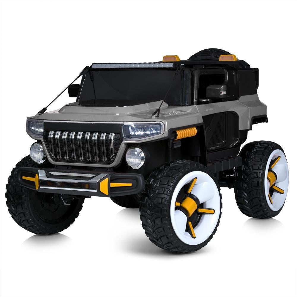 Детский электромобиль двухместный Bambi джип 4WD M 5075EBLR Серый