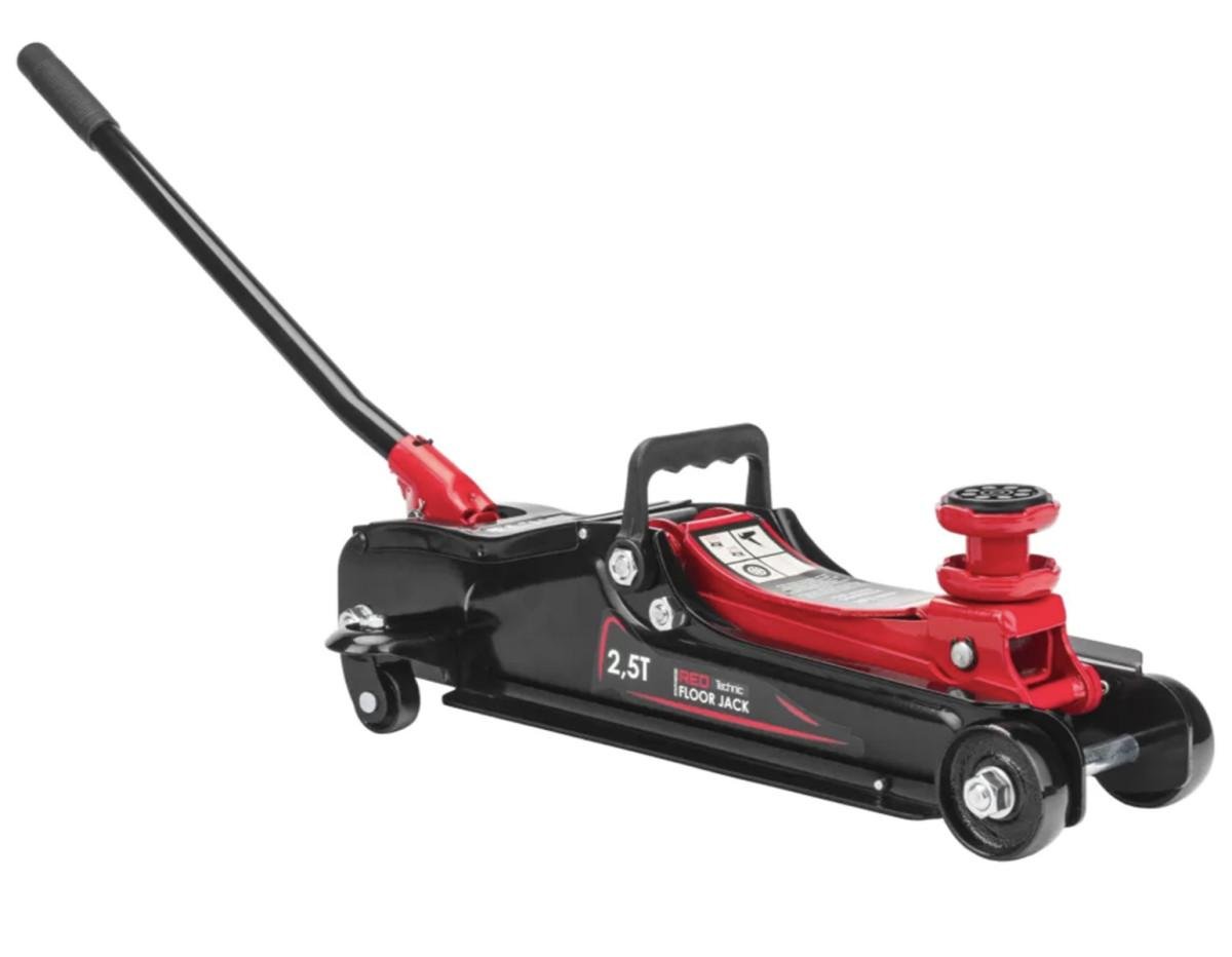 Домкрат подкатной Red Technic RTNPH0030 2415717509 роликовый 2,5 т Домкрат подкатной Red Technic RTNPH0030 2415717509 роликовый 2,5 т