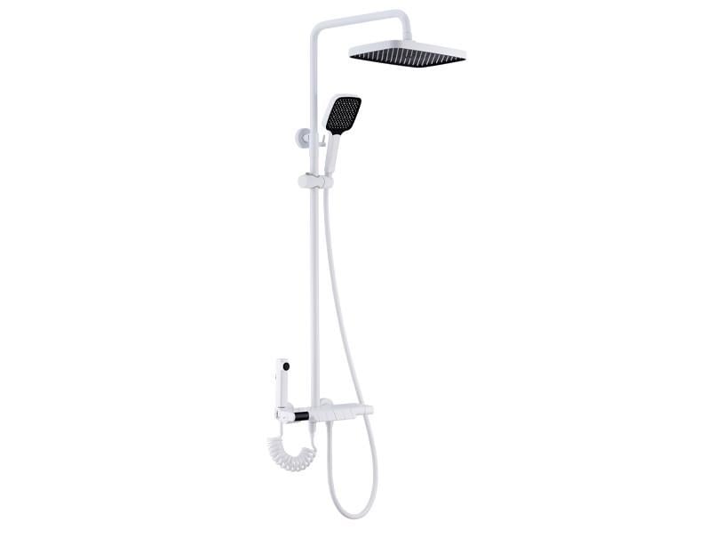Душевая система AiM со смесителем на 4 функции Frosted white (DG10745)