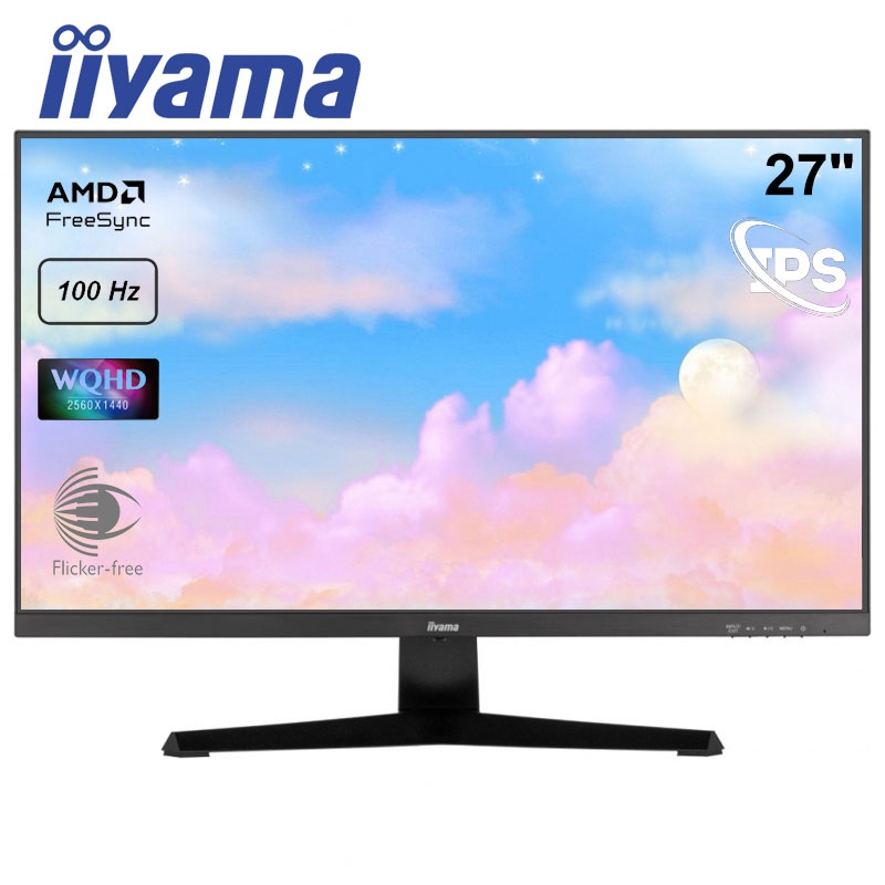 Монитор Iiyama G2745QSU-B1 безрамочный IPS 2560x1440 QHD 27" (tf6310) - фото 4 Монитор Iiyama G2745QSU-B1 безрамочный IPS 2560x1440 QHD 27" (tf6310) - фото 4
