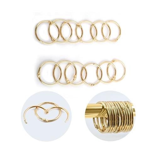 Кольцо для шторки Spirella RINGO SMALL 12 шт. Золотой (10.20592) - фото 4 Кольцо для шторки Spirella RINGO SMALL 12 шт. Золотой (10.20592) - фото 4