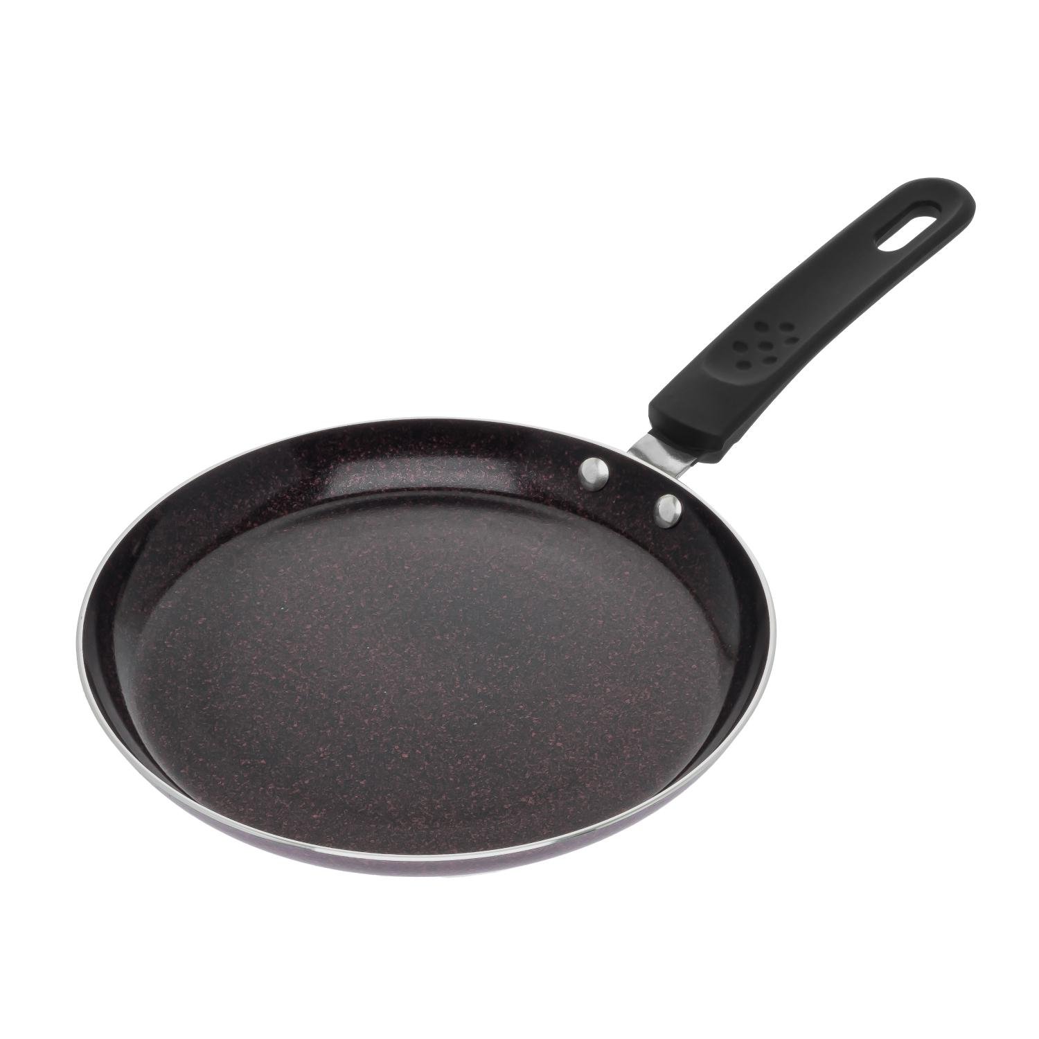 Сковорода для млинців з антипригарним покриттям Ø 20 см Червоний мармур (26644997)