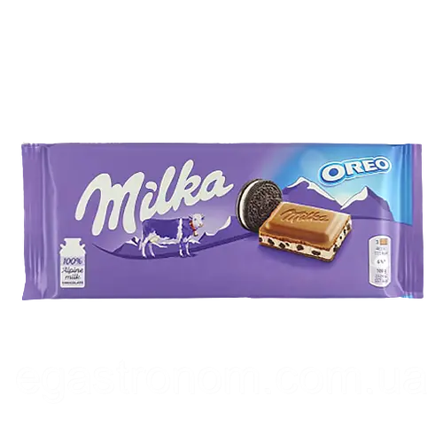 Шоколад Milka Oreo 100 г (2087550828) - фото 1
