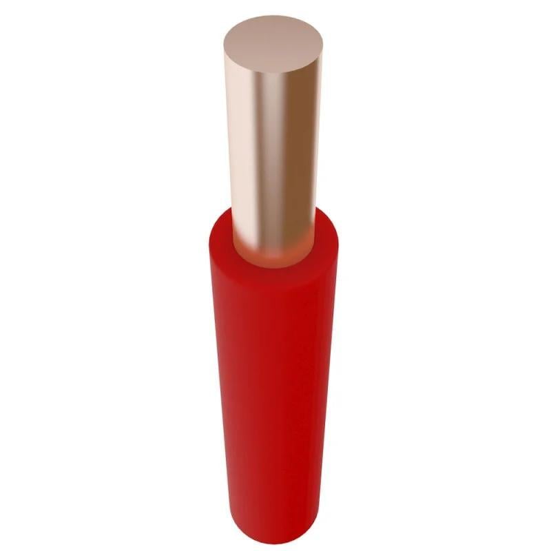 Провод монтажный медный ЗЗКМ ПВ-1 круглый 1х4 мм2 Красный (28164449)