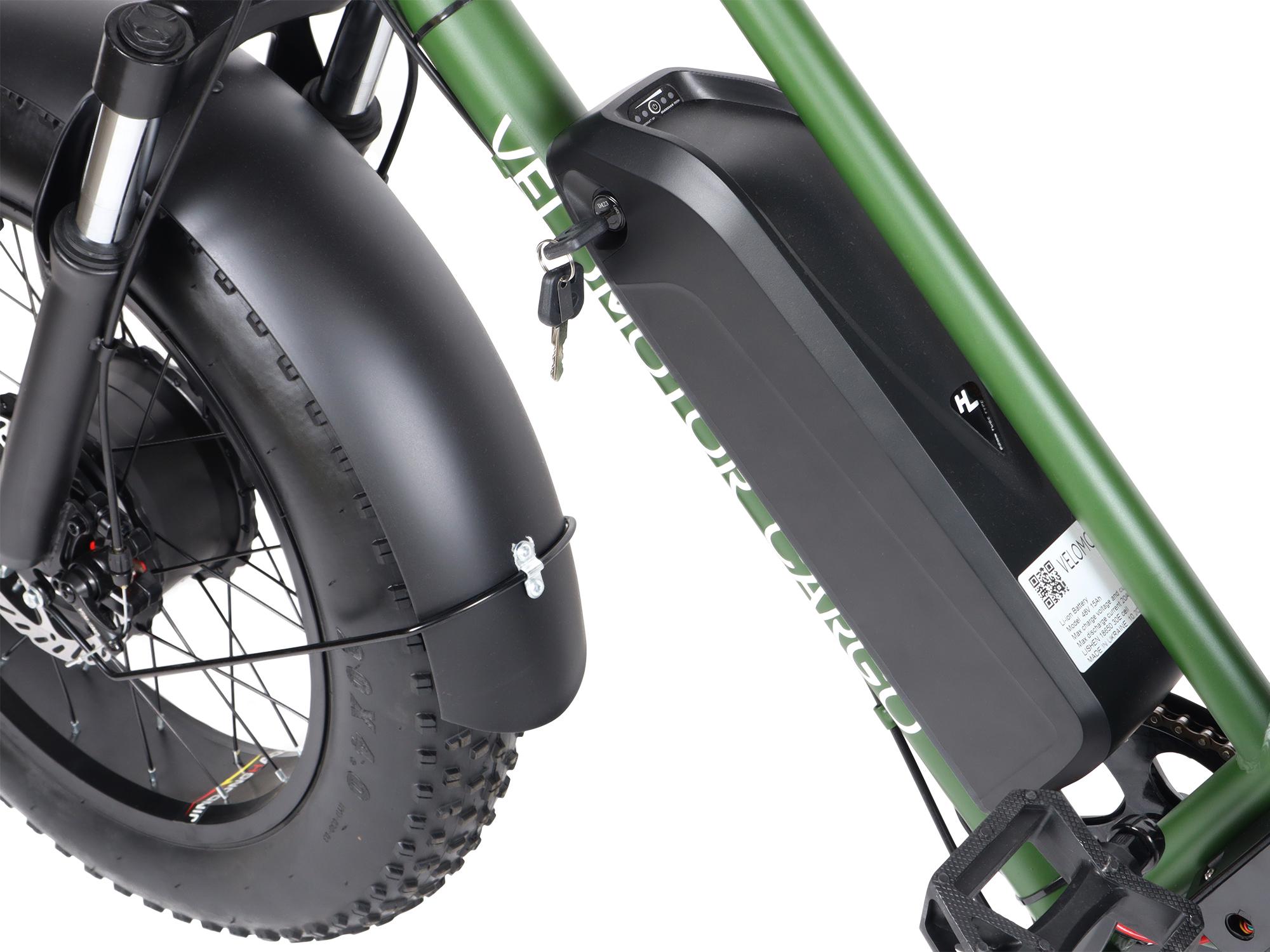 Електровелосипед триколісний Velomotor Сargo 36V 500W з акумулятором Li-ion 10 Ah Зелений (10208350) - фото 6 Електровелосипед триколісний Velomotor Сargo 36V 500W з акумулятором Li-ion 10 Ah Зелений (10208350) - фото 6