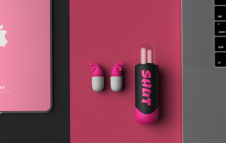 Беруші Shut Up 5-шарові шумопоглинаючі вушні затички у кейсі Рожевий (04-11) - фото 6 Беруші Shut Up 5-шарові шумопоглинаючі вушні затички у кейсі Рожевий (04-11) - фото 6