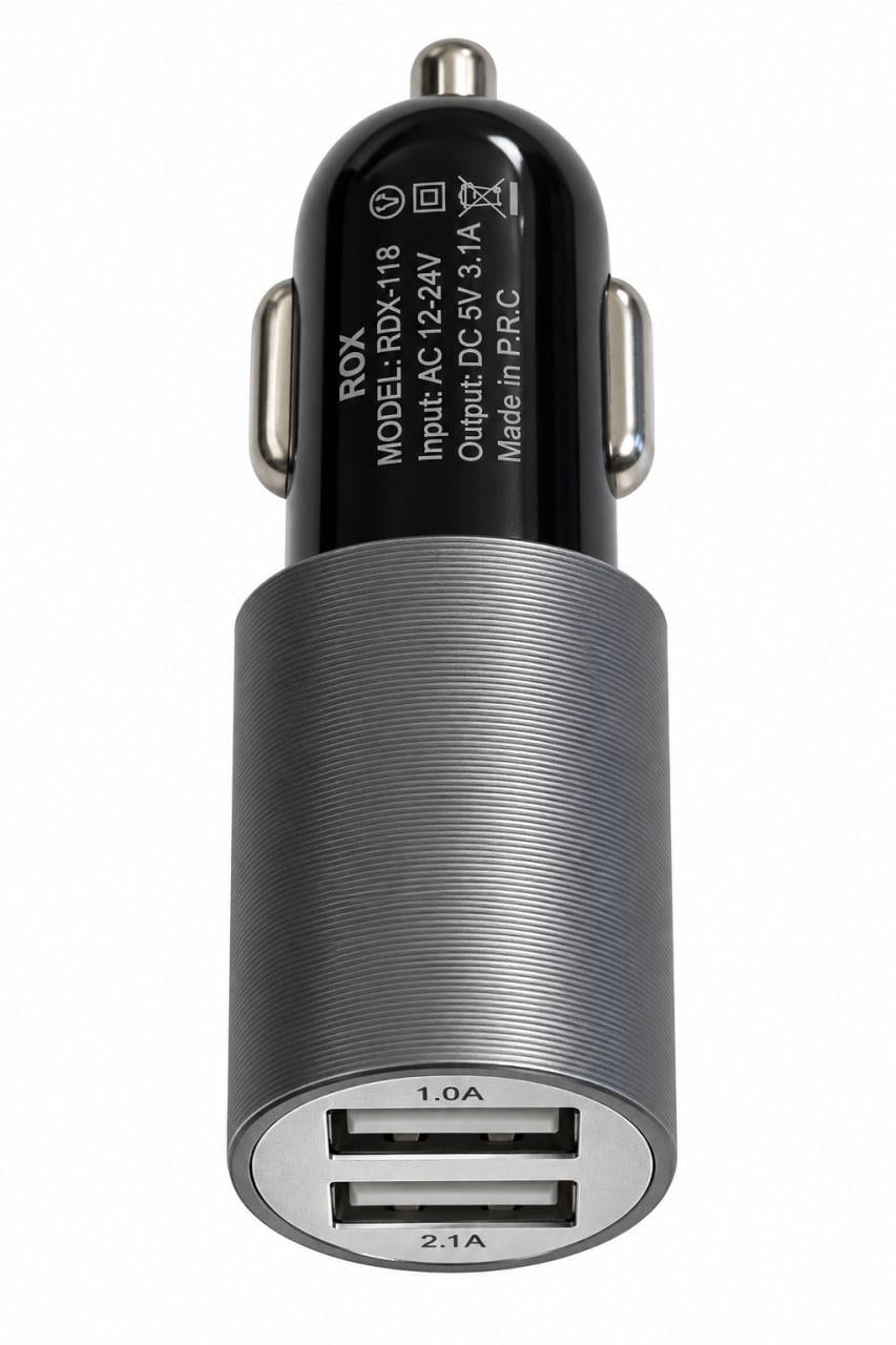 Зарядное устройство от прикуривателя RDX-116 4G 2USB и USB (000022088) Зарядное устройство от прикуривателя RDX-116 4G 2USB и USB (000022088)
