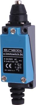 Вимикач кінцевий E.NEXT e.limitswitch.04 1NO+1NC шток 5A 230 V (s0070008) - фото 3