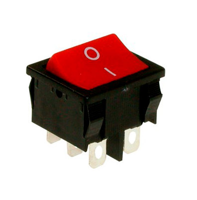 Переключатель TechnoSystems KCD1-6-202 R/B Red (5500728)