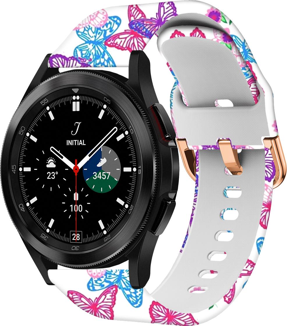 Ремешок Colorful для Galaxy Watch 4 Classic Butterfly 46 мм (28402)