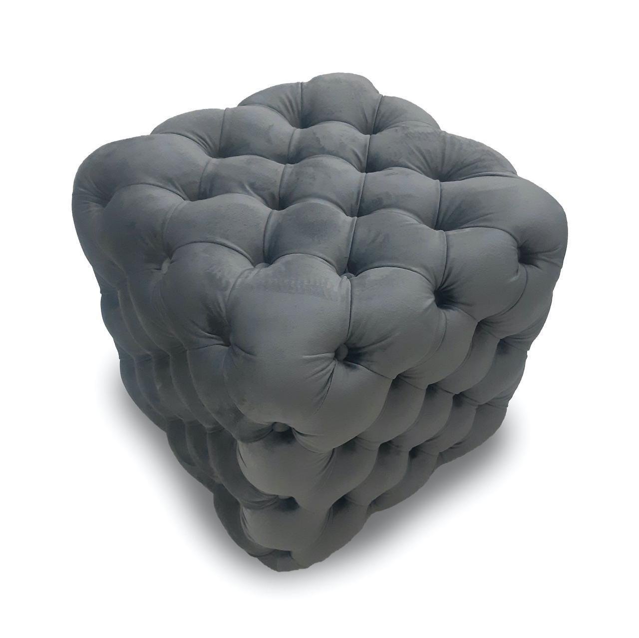 Пуф Mebelle Cubic велюр 45x45x45 см Блакитний (0235) - фото 10 Пуф Mebelle Cubic велюр 45x45x45 см Блакитний (0235) - фото 10