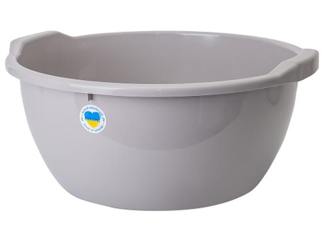 Таз круглый 24 л 50х45х22 см Какао (MAN-39142)