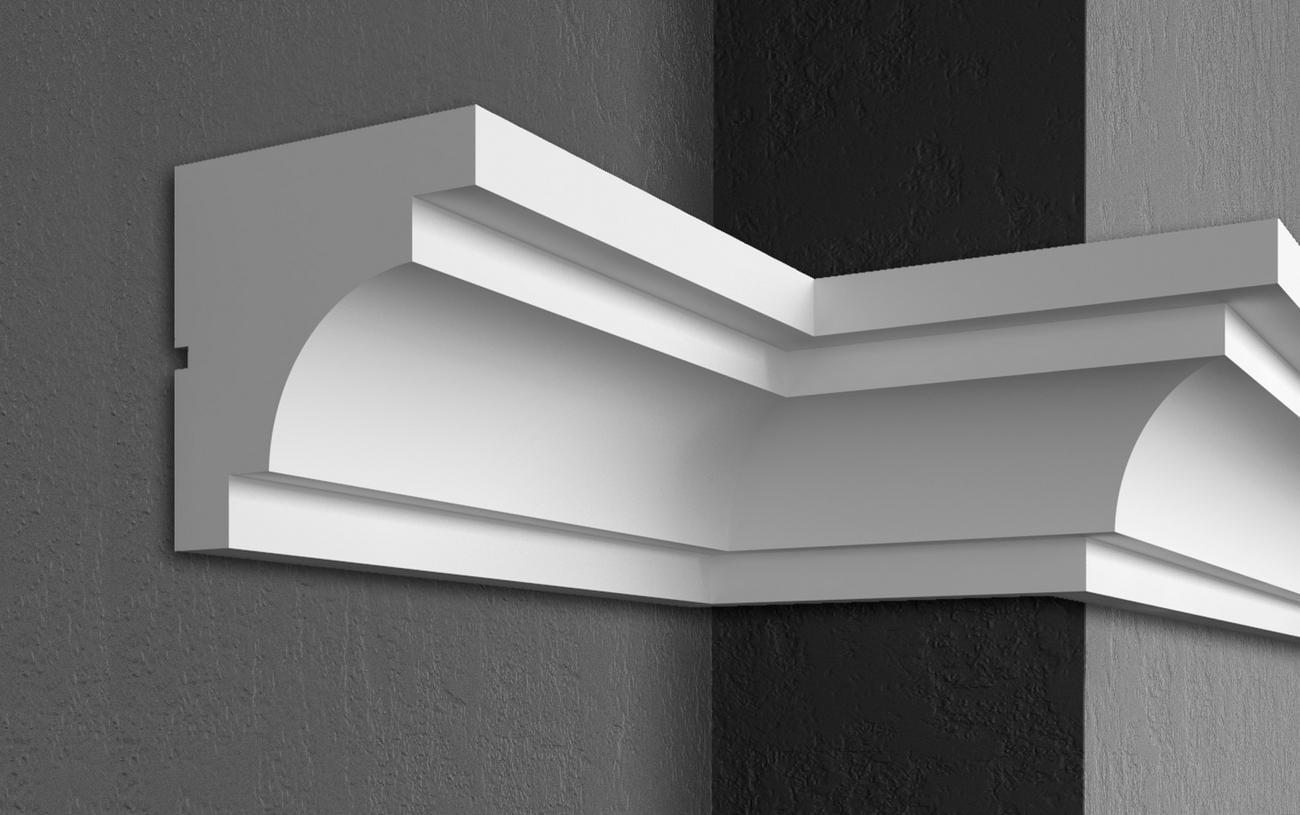 Карниз Prestige decor KC 117 без покрытия 190x180 мм 2000 мм (12370214)