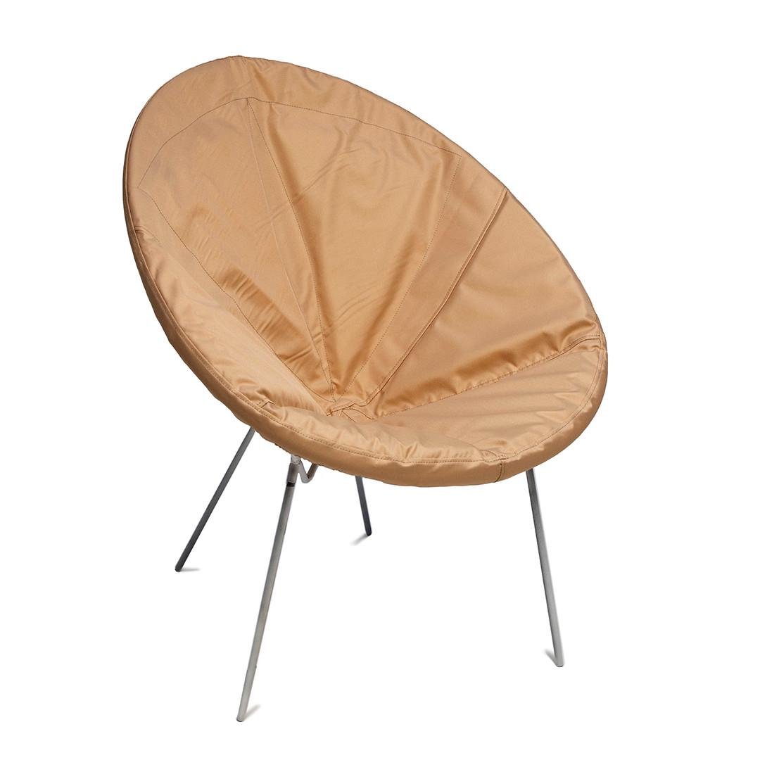 Кресло-стул садовый с подушкой-чехлом Acapulco из искусственного ротанга до 120 кг Бежевый (2675146216) - фото 4