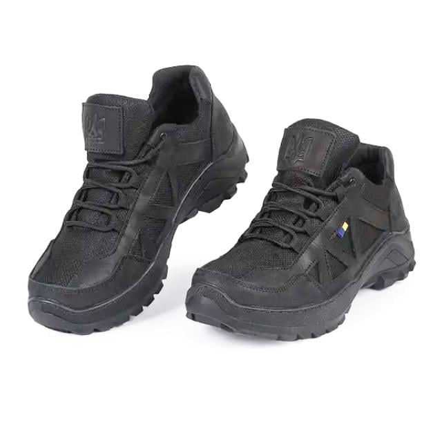 Кросівки чоловічі демісезонні натуральний нубук р. 45 Чорний - фото 3