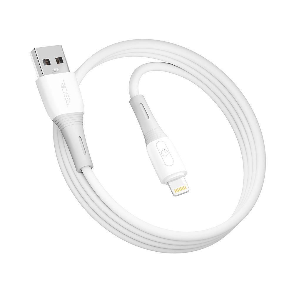 Кабель Ridea RC-M133 Spring 12W USB to Lightning Белый (209-00164)