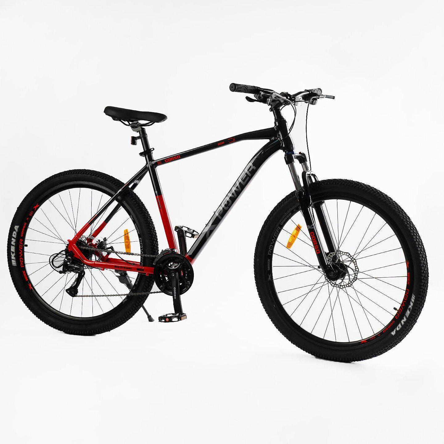 Велосипед горный алюминиевый Corso X-Power 29" рама 21" Черно-красный - фото 2 Велосипед горный алюминиевый Corso X-Power 29" рама 21" Черно-красный - фото 2