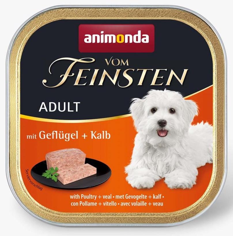 Корм вологий для собак Animonda Vom Feinsten with Poultry/Veal 150 г (1830807833) Корм вологий для собак Animonda Vom Feinsten with Poultry/Veal 150 г (1830807833)