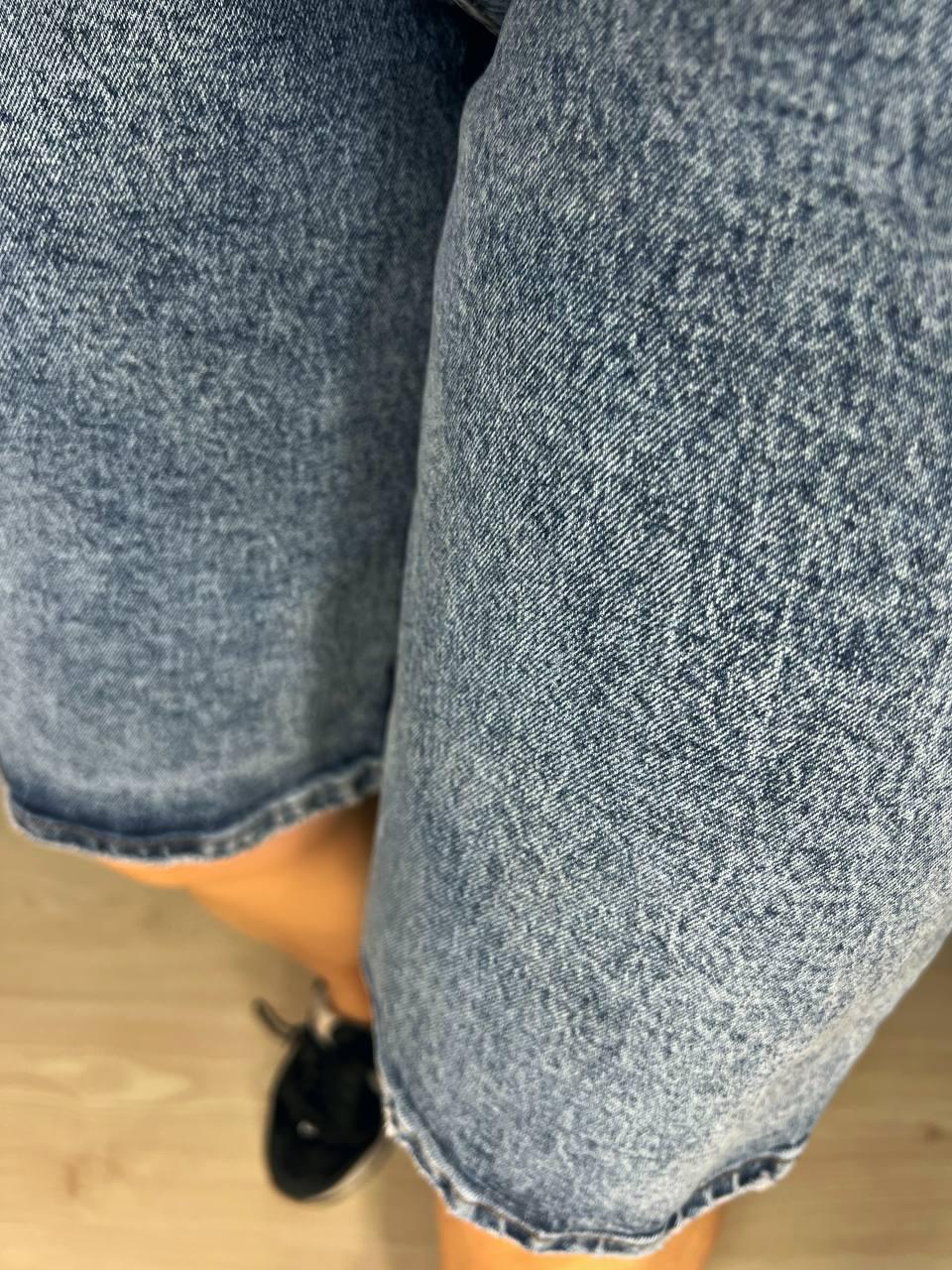 Шорты женские джинсовые Its Basic 544-30 бермуды стрейч рваные снизу р. 31 Синий (2197) - фото 7