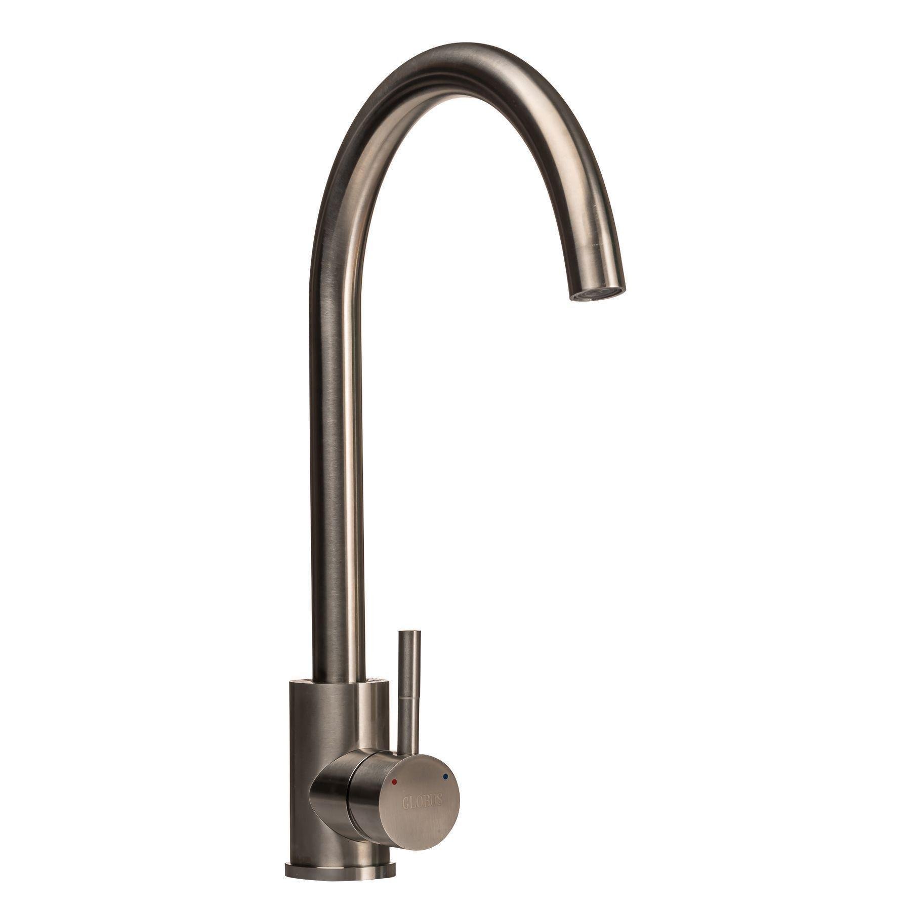 Кран на кухню Globus Lux Сатин (19179)