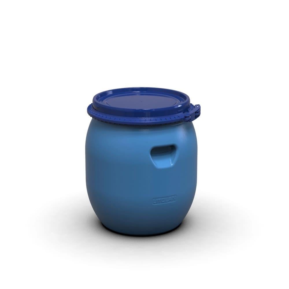 Бочка для брожения Litolan с винным клапаном U-образный и латунным сливным краном 1/2" 45 л (29646) - фото 6