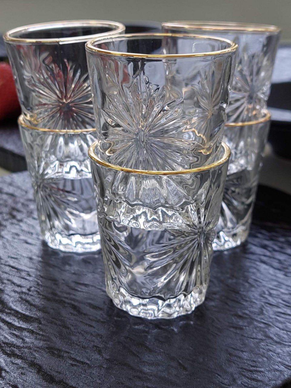 Набор рюмок Кристалл 55 мл 6 шт. Прозрачный (102-830) Набор рюмок Кристалл 55 мл 6 шт. Прозрачный (102-830)