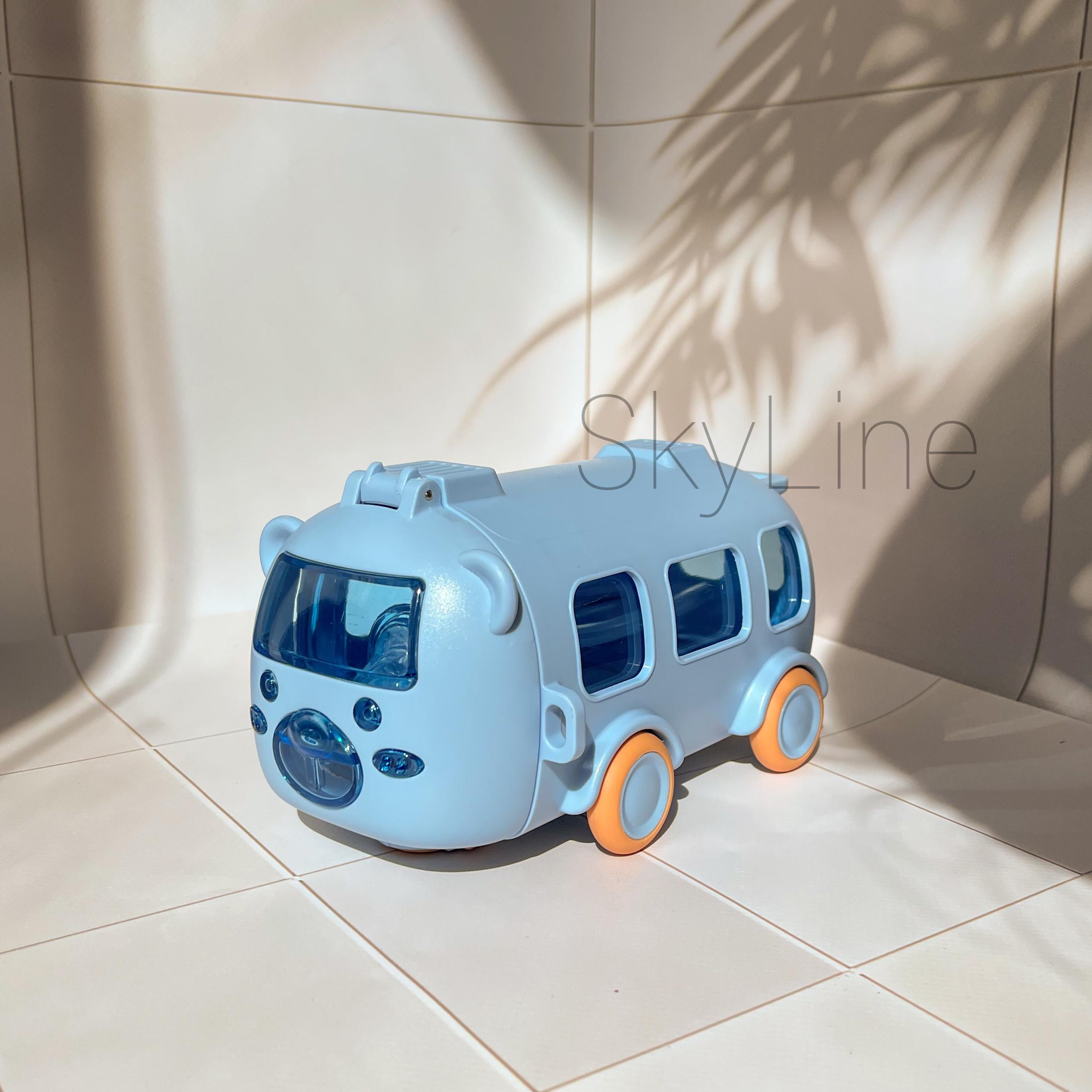 Детская бутылка автобус для воды ARDESTO Bear Bus со шнурочком и наклейками 500 мл Синий - фото 4 Детская бутылка автобус для воды ARDESTO Bear Bus со шнурочком и наклейками 500 мл Синий - фото 4