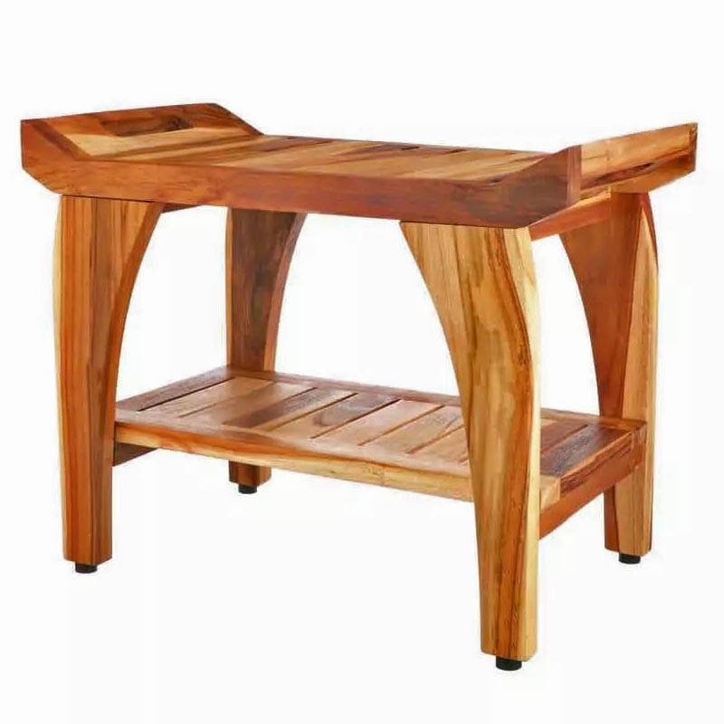 Табурет для ванной из дерева Томуро Охра (ТВН-005004)